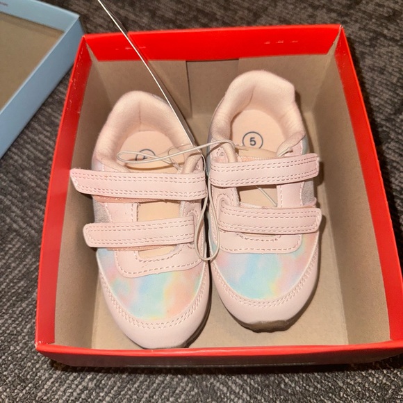 Cat & Jack Other - Pastel Tie Dye Velcro Infant Toddler Velcro Sneaker Size 5 NEW for baby NIB